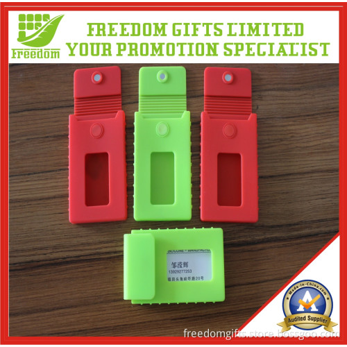 Best Selling Advertising Rubber Business Card Holder (FREEDOM-CH005)